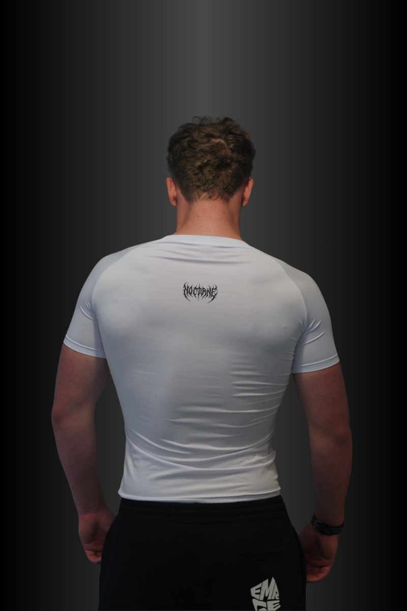 EMR019 NOCTURNE COMPRESSION TEE (WHITE)