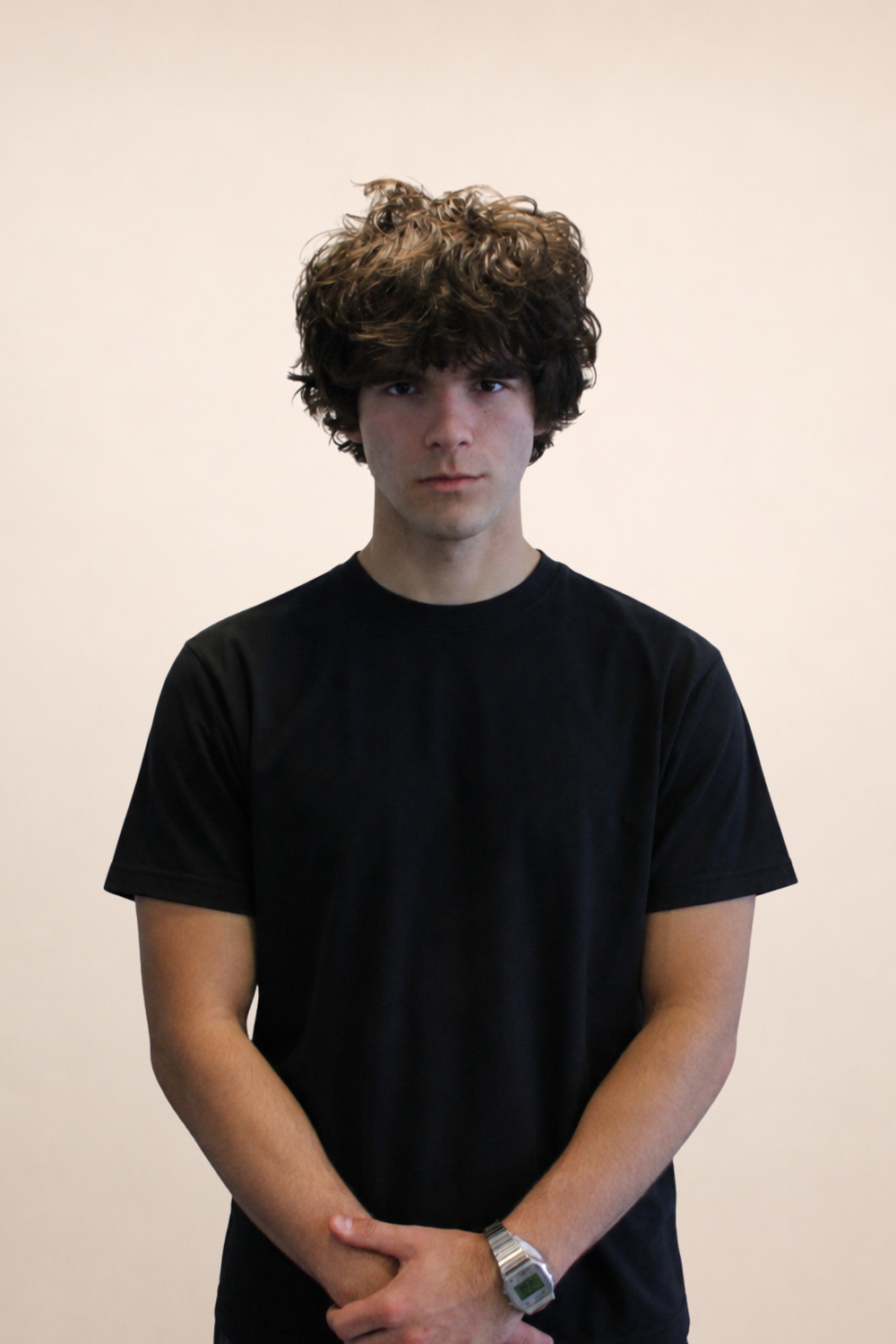 Essentials Cotton Tee — Black