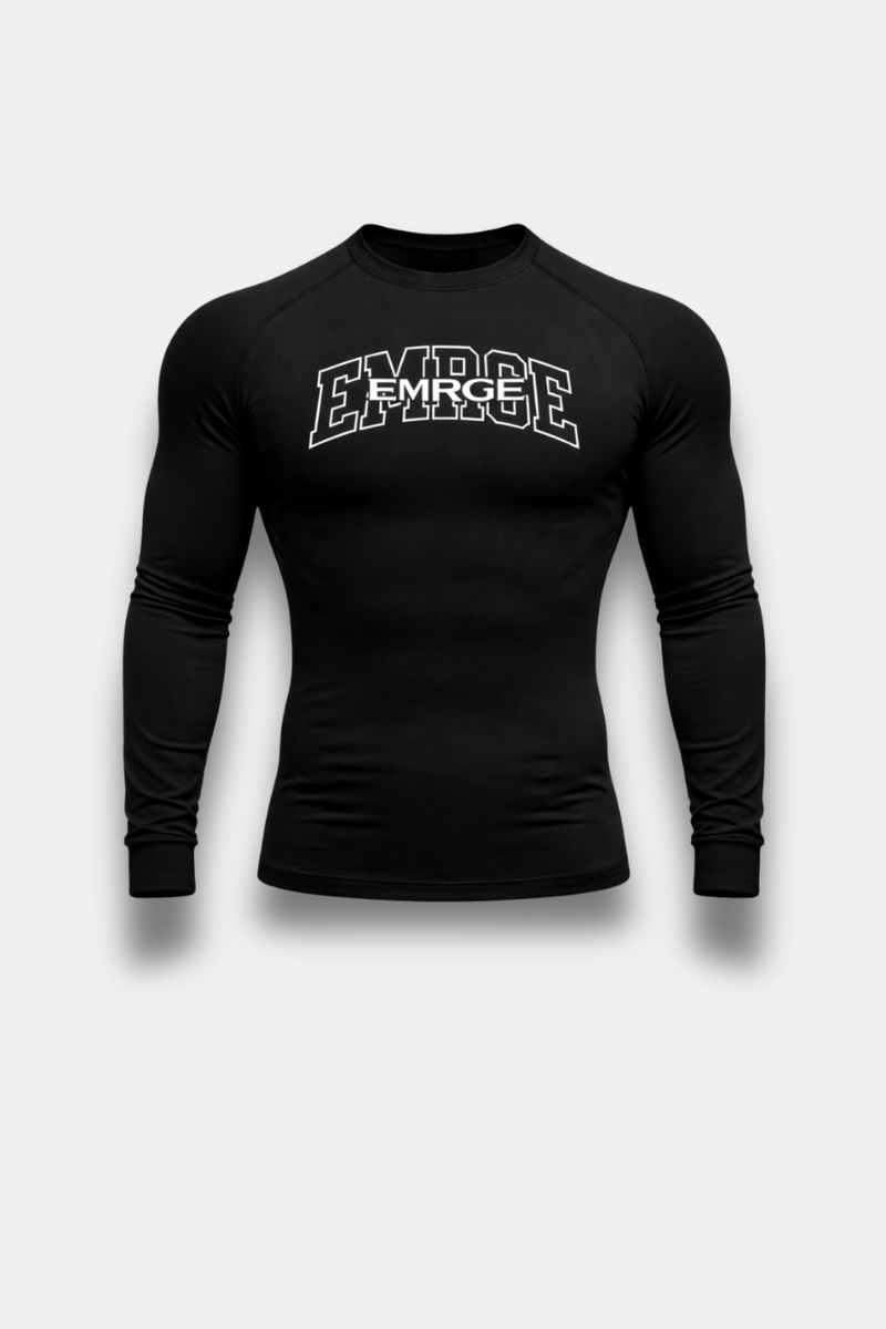 EMR025 Essentials Long Sleeve Compression (Black)