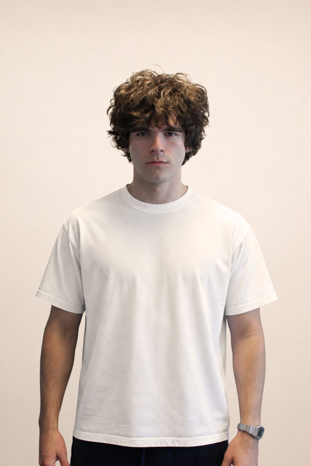 Essentials Cotton Tee — White