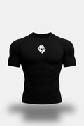 EMR010 Essential Compression Tee (Black)