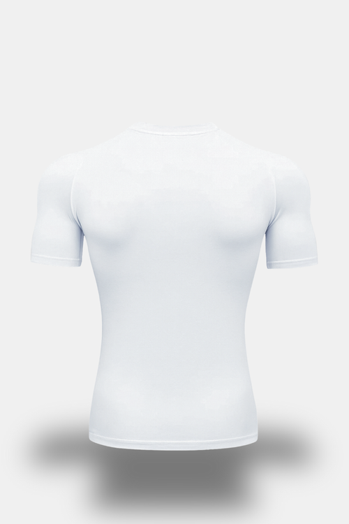 EMR011 Essential Compression Tee (White)