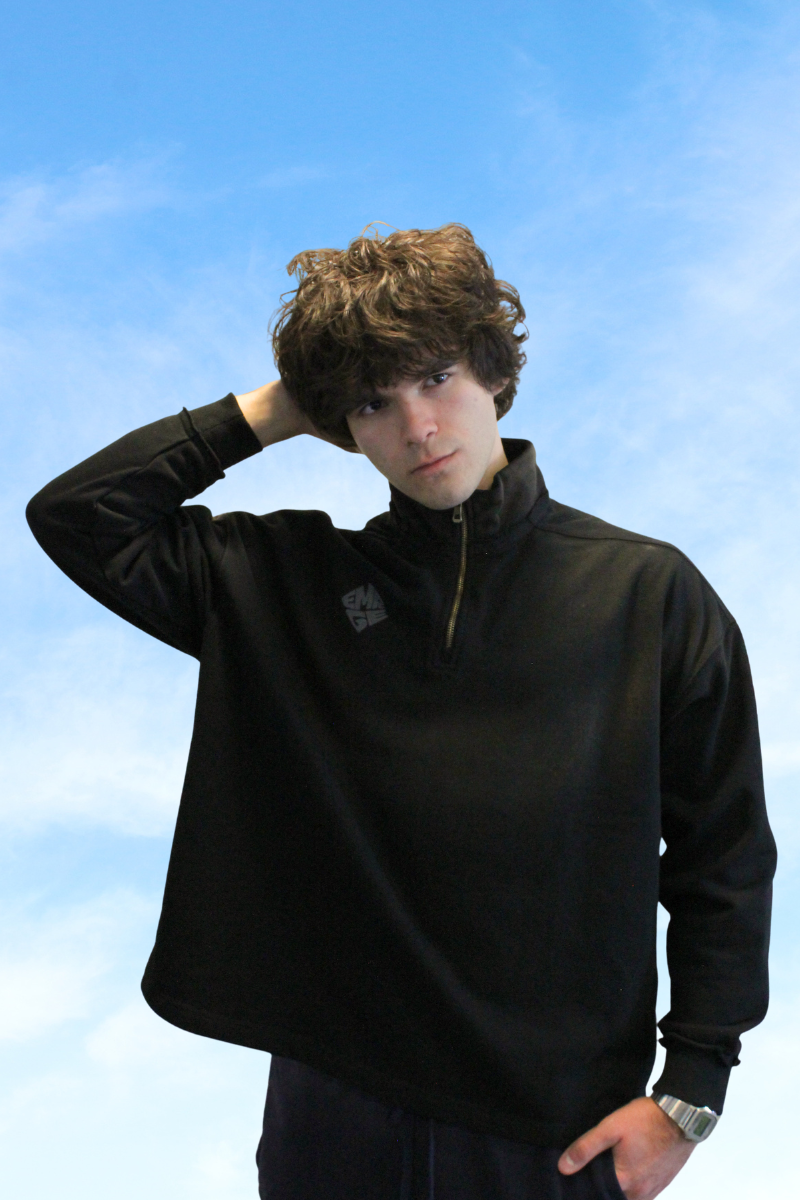 EMR018 Coal Serene Quarter-Zip