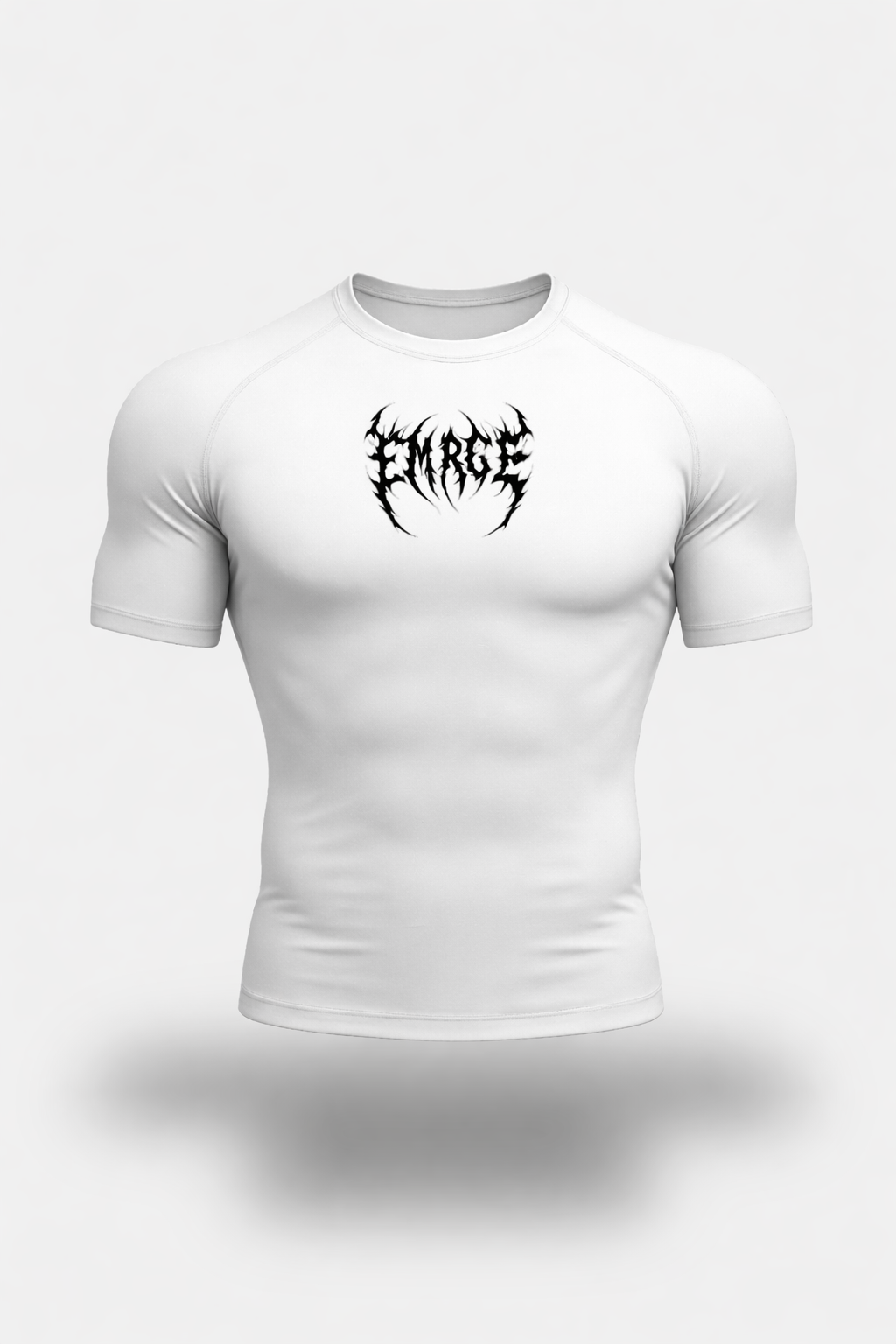 EMR015 NOCTURNE COMPRESSION TEE (WHITE)