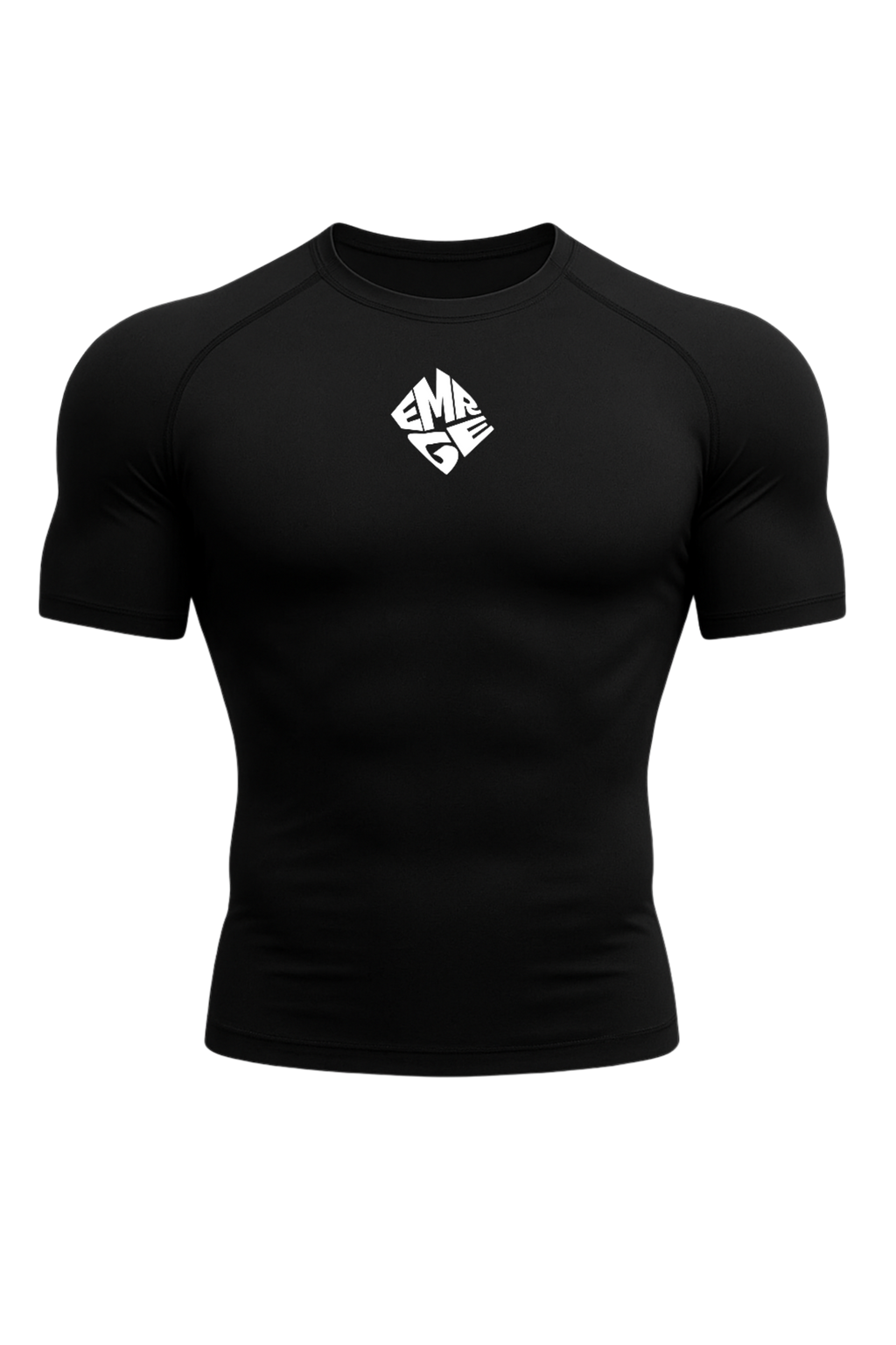 EMR010 Essential Compression Tee (Black)