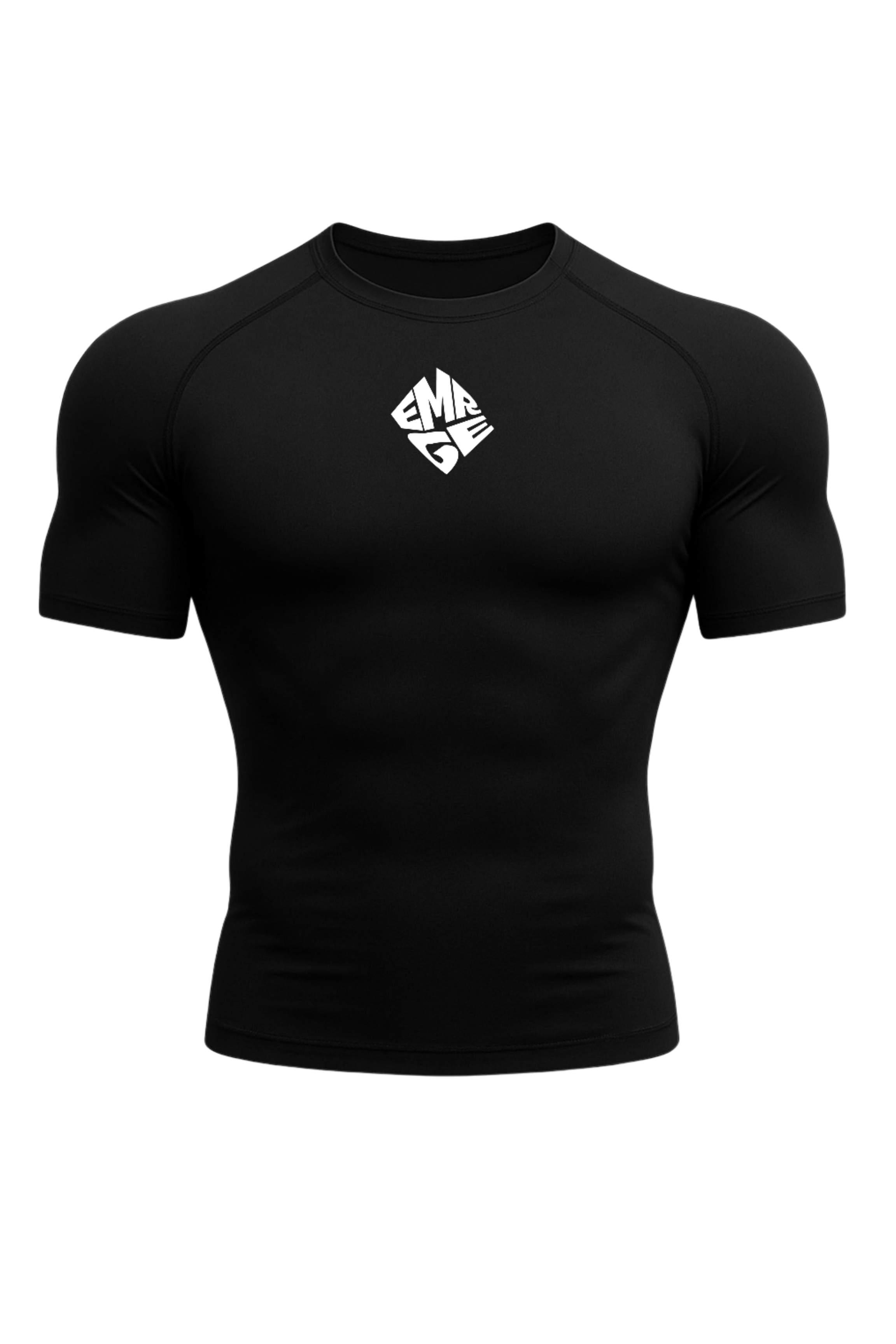 EMR010 Essential Compression Tee (Black)